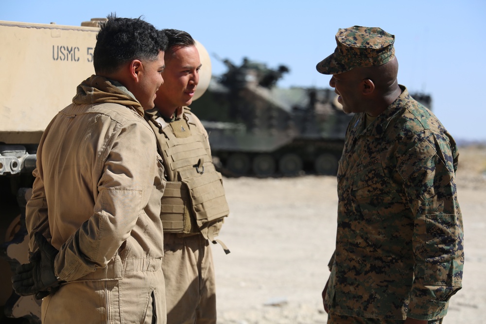 Integrated Task Force Marines welcome Sergeant Major of the Marine Corps