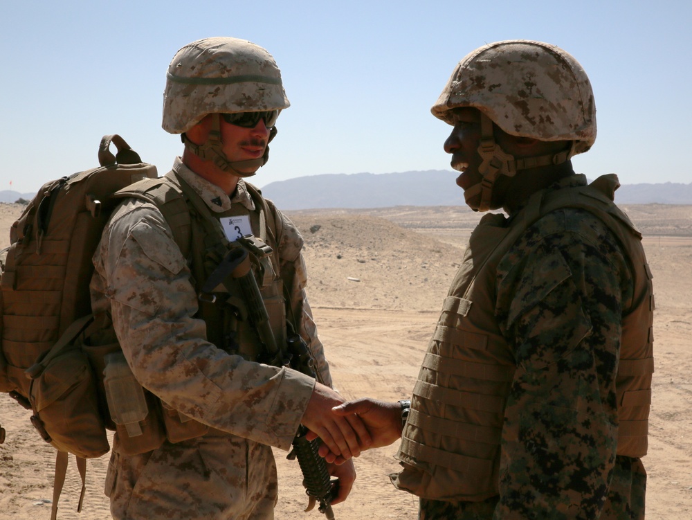 Integrated Task Force Marines welcome Sergeant Major of the Marine Corps