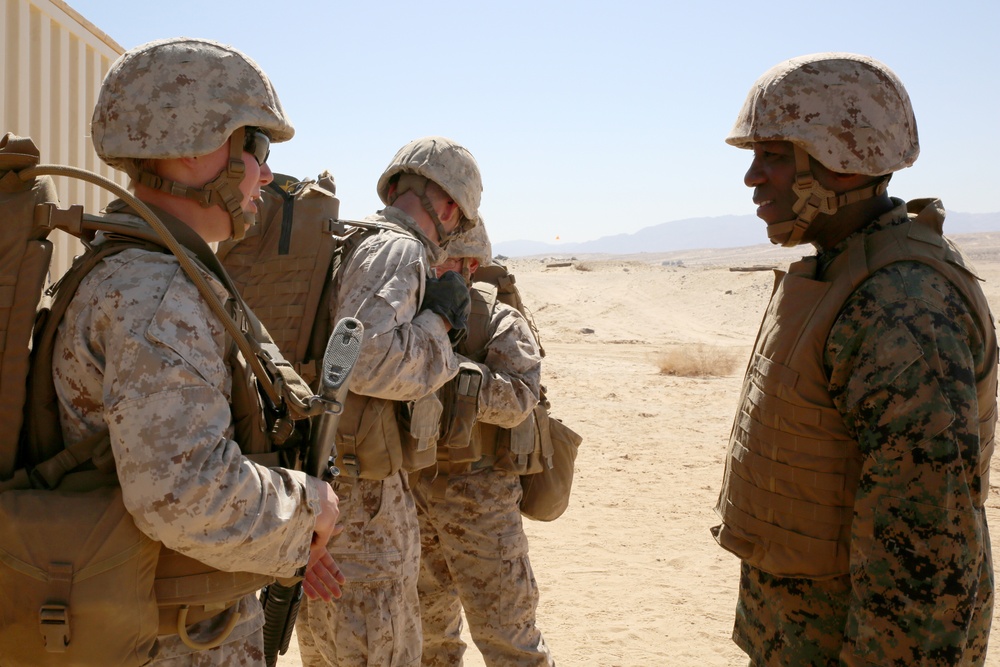 Integrated Task Force Marines welcome Sergeant Major of the Marine Corps