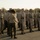 Marine recruits march in close order drill on Parris Island