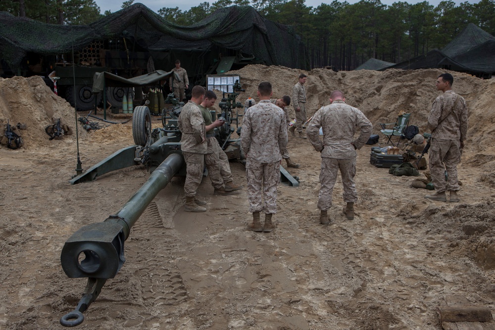 2D Transportation Support Battalion Marines experience a day with 2nd Battalion 10th Marine Regiment