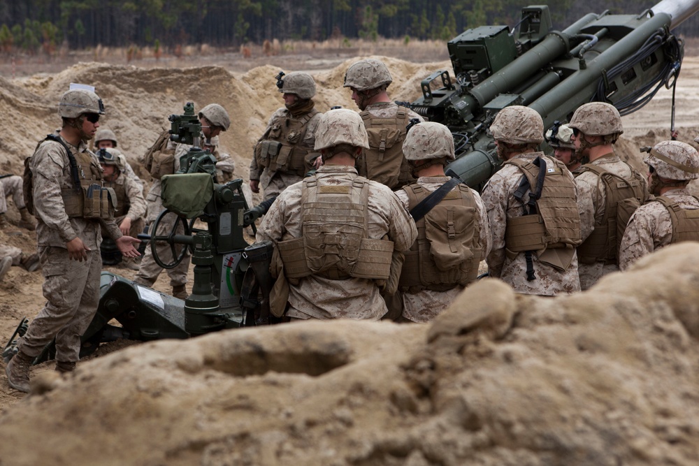 2D Transportation Support Battalion Marines experience a day with 2nd Battalion 10th Marine Regiment