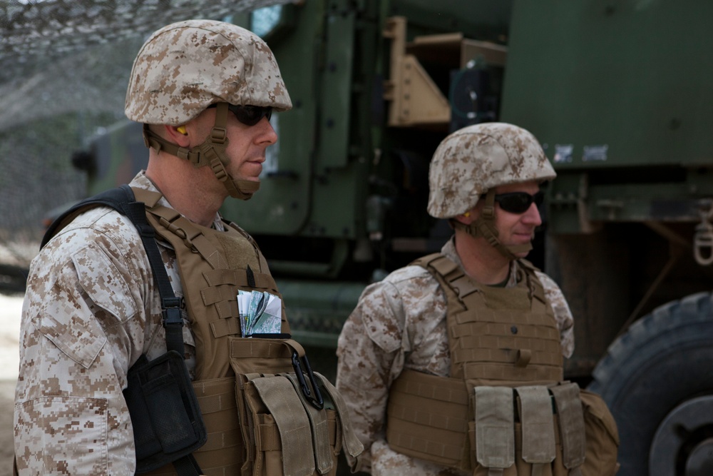 2D Transportation Support Battalion Marines experience a day with 2nd Battalion 10th Marine Regiment