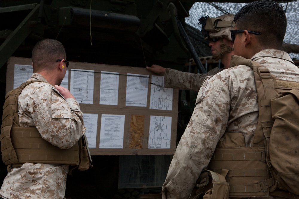 2D Transportation Support Battalion Marines experience a day with 2nd Battalion 10th Marine Regiment