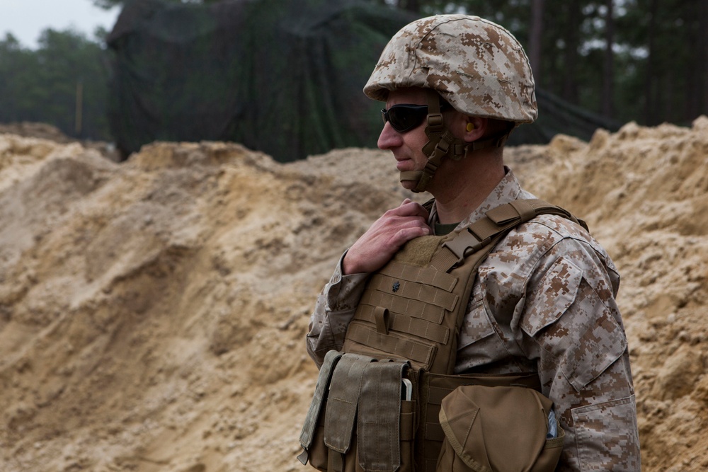 2D Transportation Support Battalion Marines experience a day with 2nd Battalion 10th Marine Regiment