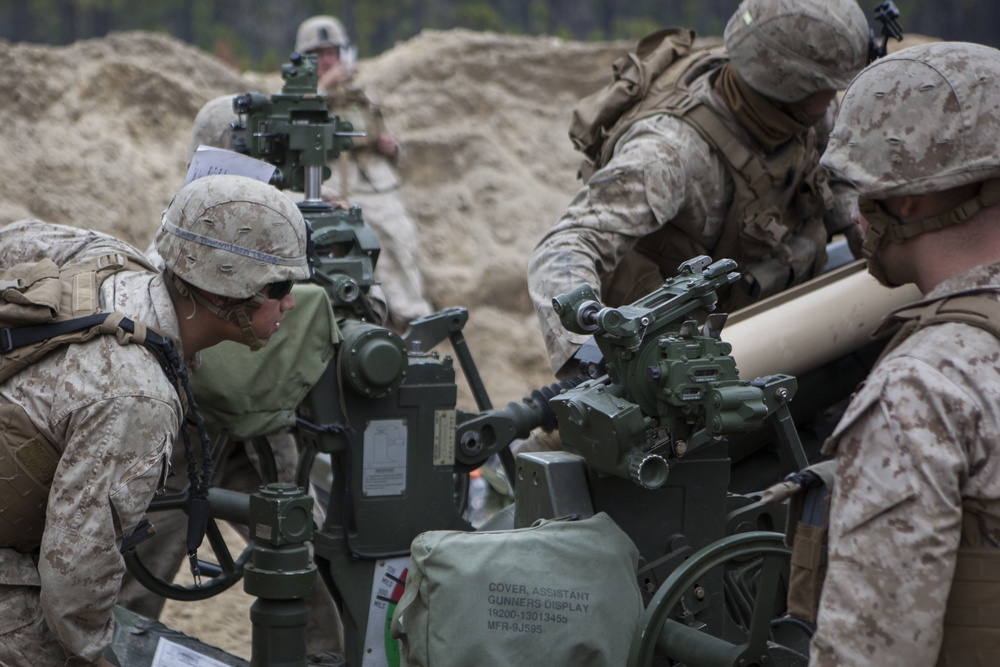 2D Transportation Support Battalion Marines experience a day with 2nd Battalion 10th Marine Regiment