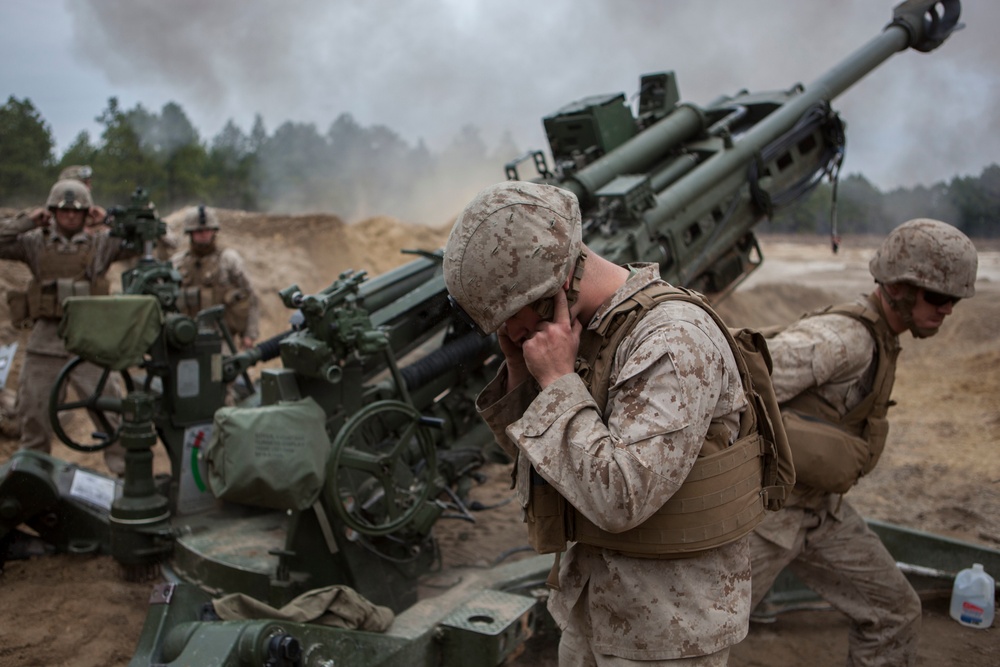 2D Transportation Support Battalion Marines experience a day with 2nd Battalion 10th Marine Regiment