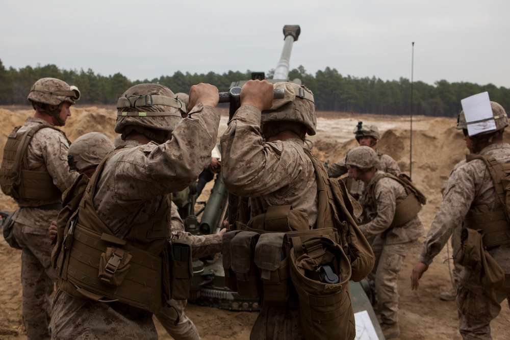 2D Transportation Support Battalion Marines experience a day with 2nd Battalion 10th Marine Regiment