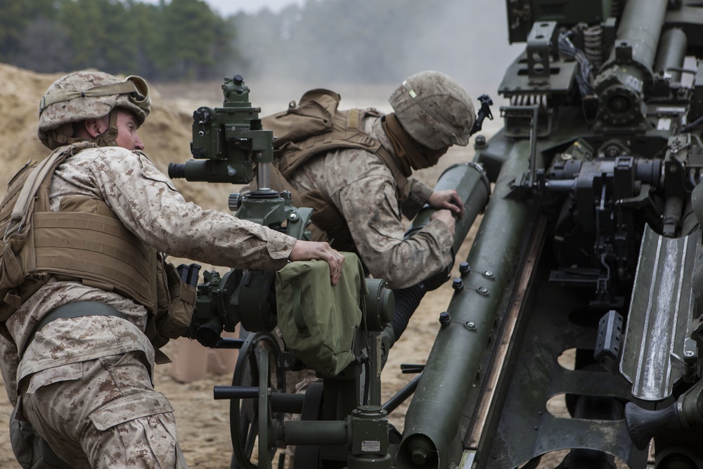 2D Transportation Support Battalion Marines experience a day with 2nd Battalion 10th Marine Regiment