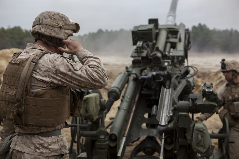 2D Transportation Support Battalion Marines experience a day with 2nd Battalion 10th Marine Regiment