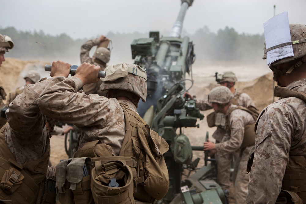 2D Transportation Support Battalion Marines experience a day with 2nd Battalion 10th Marine Regiment