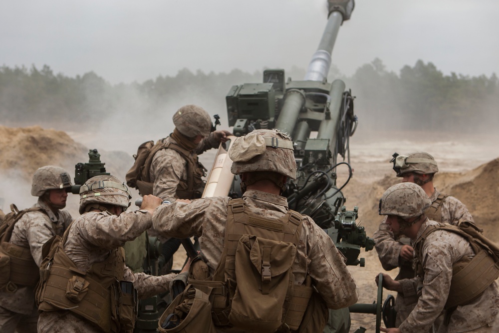 2D Transportation Support Battalion Marines experience a day with 2nd Battalion 10th Marine Regiment