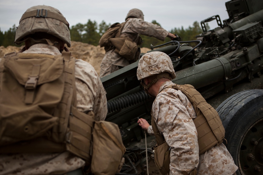 2D Transportation Support Battalion Marines experience a day with 2nd Battalion 10th Marine Regiment