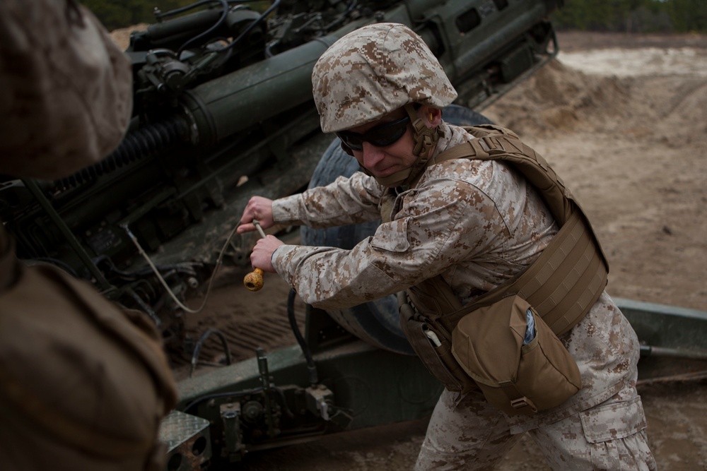 2D Transportation Support Battalion Marines experience a day with 2nd Battalion 10th Marine Regiment