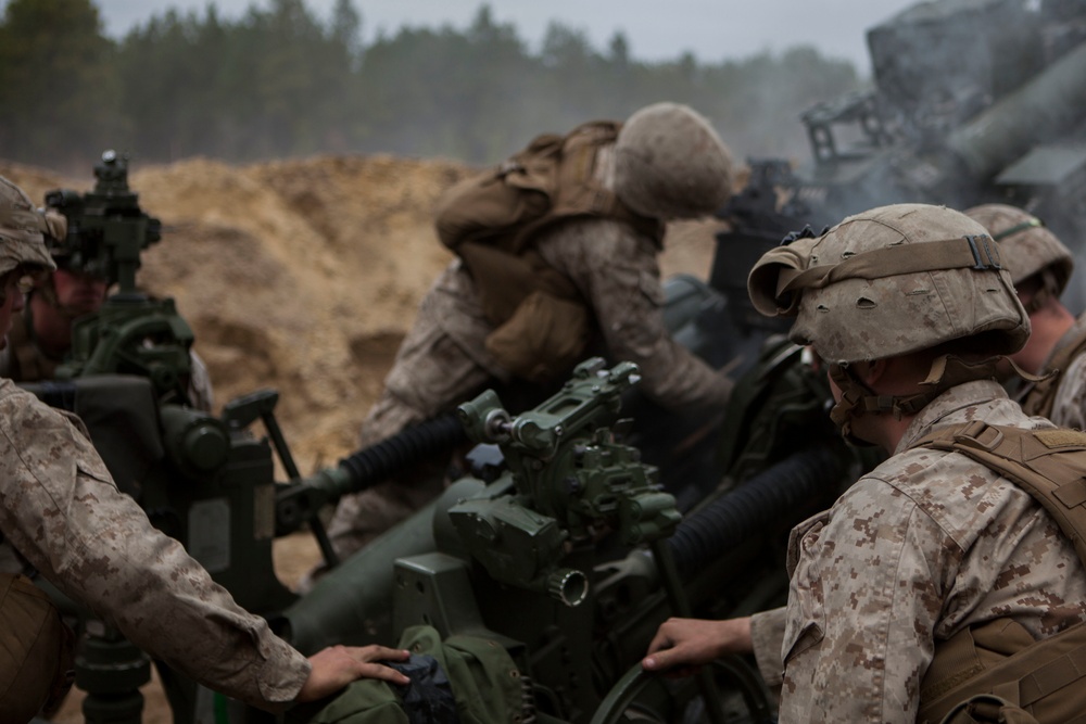 2D Transportation Support Battalion Marines experience a day with 2nd Battalion 10th Marine Regiment