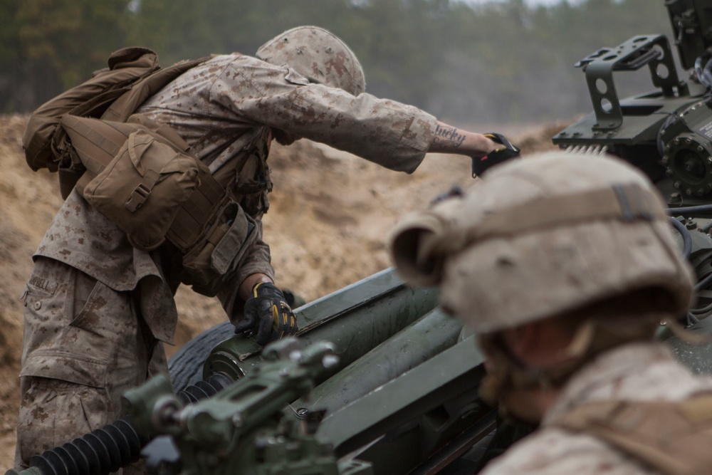 2D Transportation Support Battalion Marines experience a day with 2nd Battalion 10th Marine Regiment