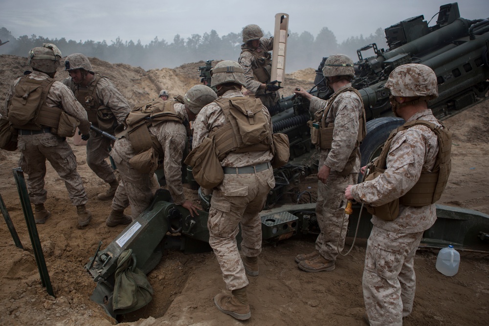 2D Transportation Support Battalion Marines experience a day with 2nd Battalion 10th Marine Regiment