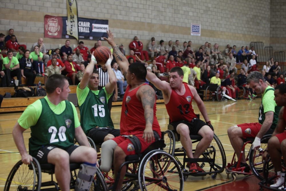 2015 Marine Corps Trials wheelchair basketball Bronze Medal game