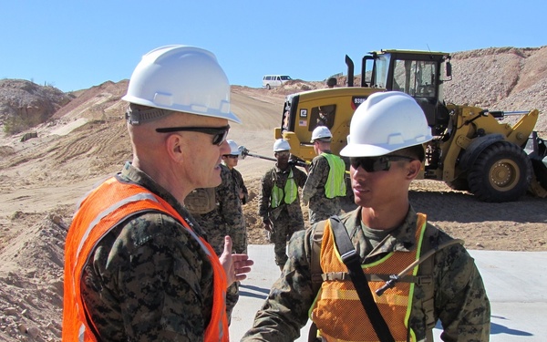 Marines with 7th ESB, 1st MLG support JTF-N road project in El Centro, California