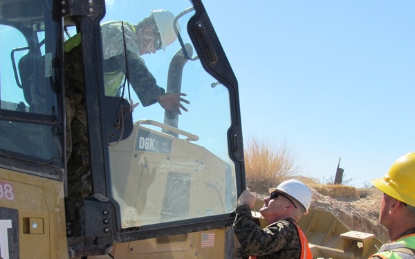 Marines with 7th ESB, 1st MLG support JTF-N road project in El Centro, California