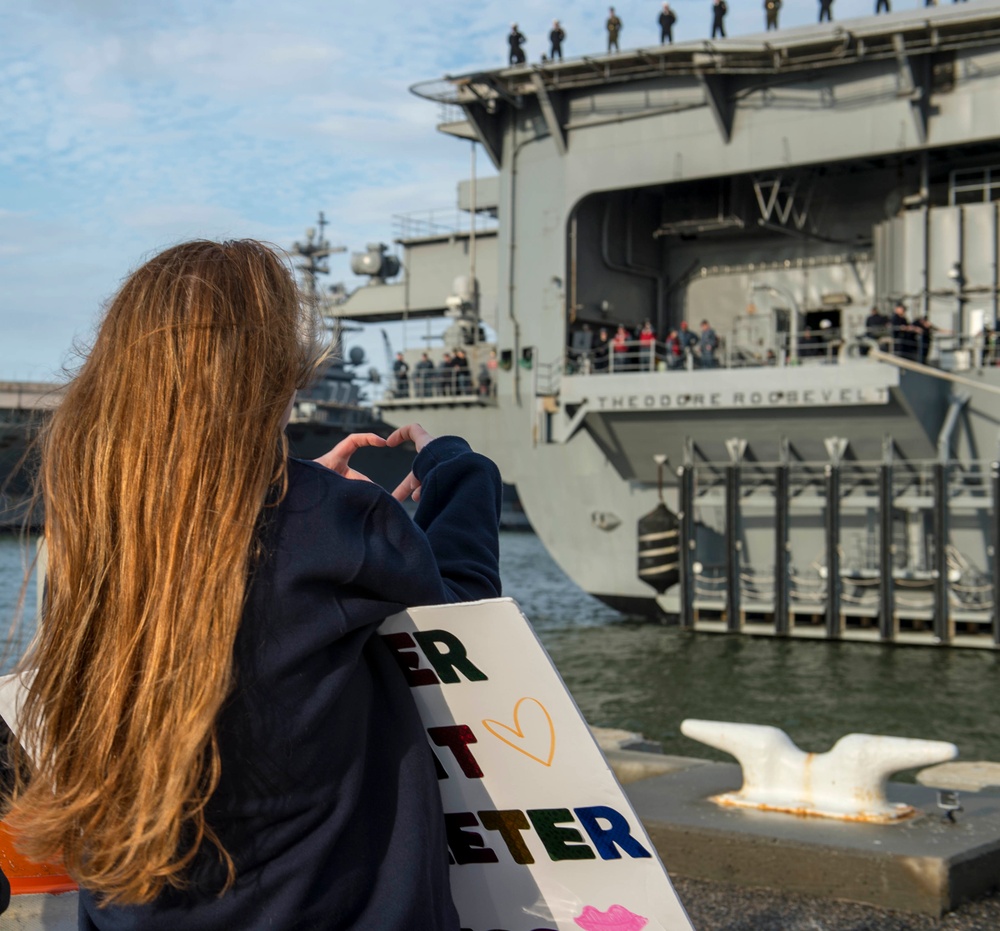 USS Theodore Roosevelt (CVN 71)  2015 deployment