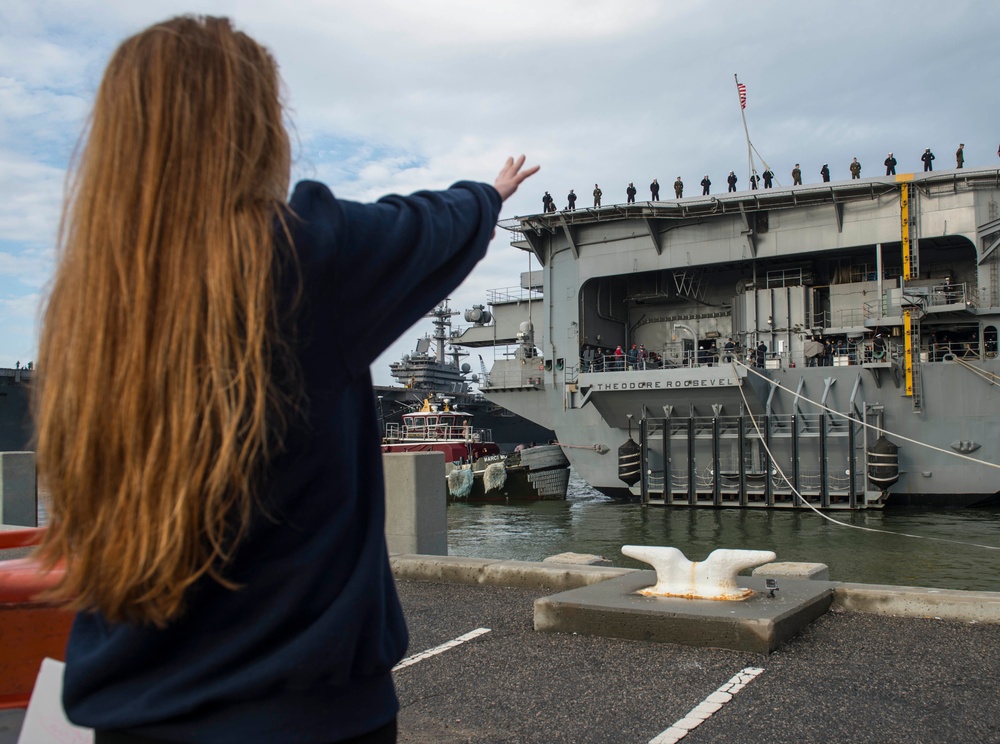 USS Theodore Roosevelt (CVN 71)  2015 deployment