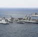 USS Bonhomme Richard: RAS ships/31st MEU looks at ARG and RAS ships from helo