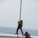 Recon Marines Fast Rope onto the USS Green Bay (LPD 20)