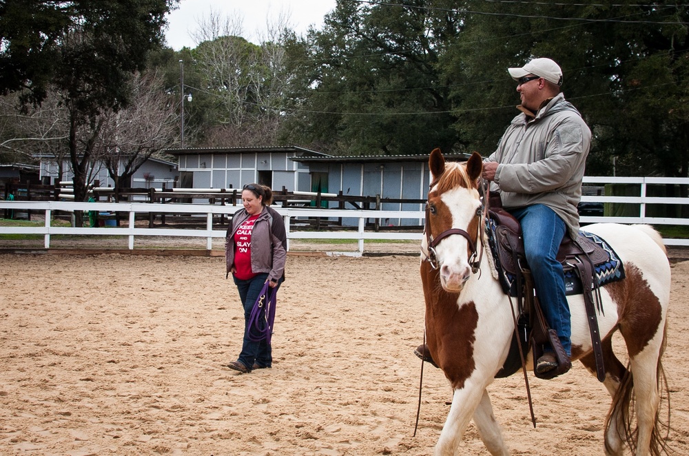 Green Berets Learn Horseback Riding