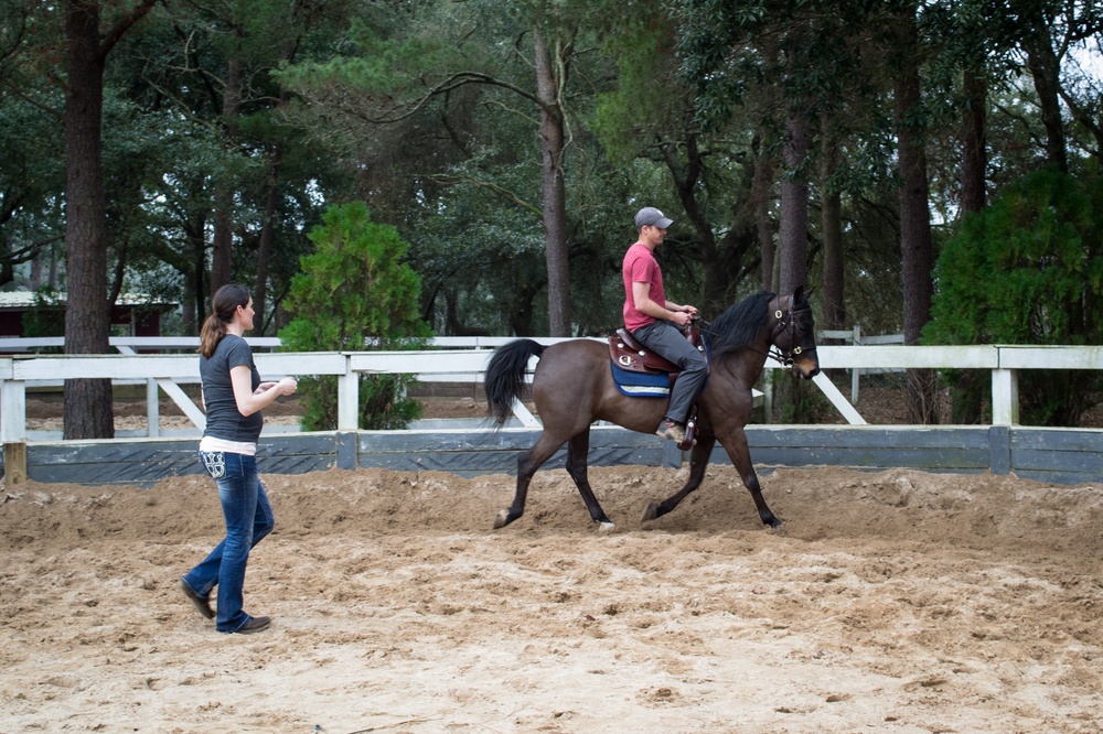 Green Berets Learn Horseback Riding