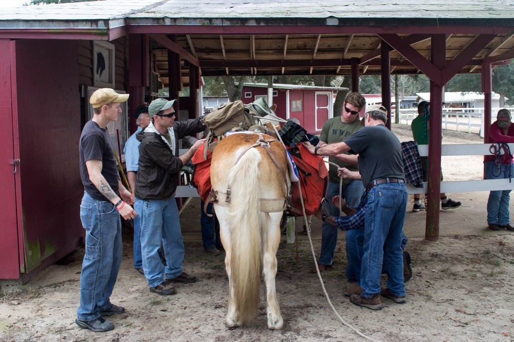Green Berets Learn Horseback Riding