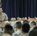 Senior enlisted service member speaks to NM Guard members