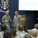 Senior enlisted service member speaks to NM Guard members