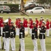 Battle Color Detachment performs for Combat Center