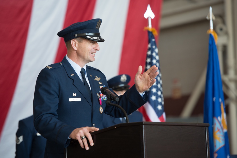 60th AMW Change of Command Ceremony