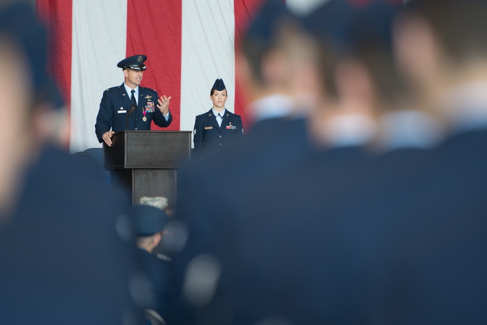 60th AMW Change of Command Ceremony