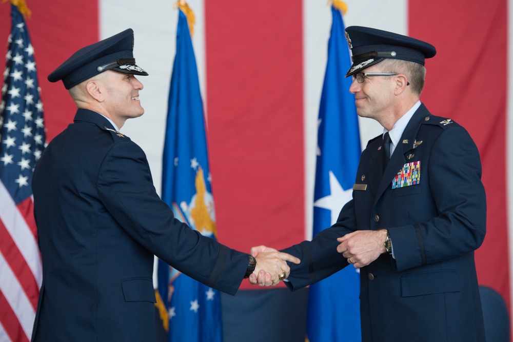 60th AMW Change of Command Ceremony