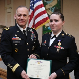 Soldier earns prestigious award