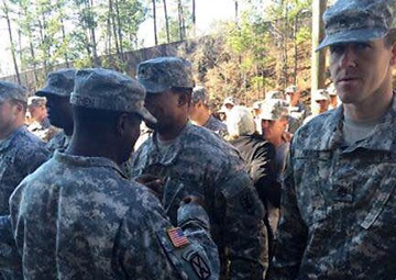 From fife to flight: First fifer pins on air assault badge