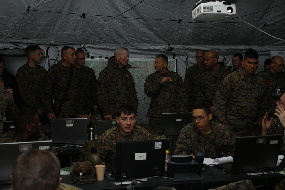 Key Resolve 15- Lt. Gen. Toolan Visits COC