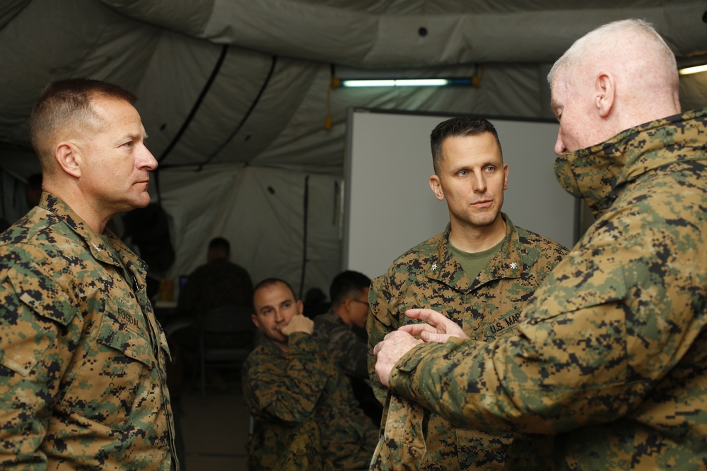 Key Resolve 15- Lt. Gen. Toolan Visits COC