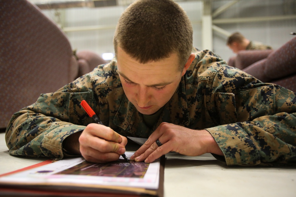 Deployed Marines navigate Mihail Kogalniceanu