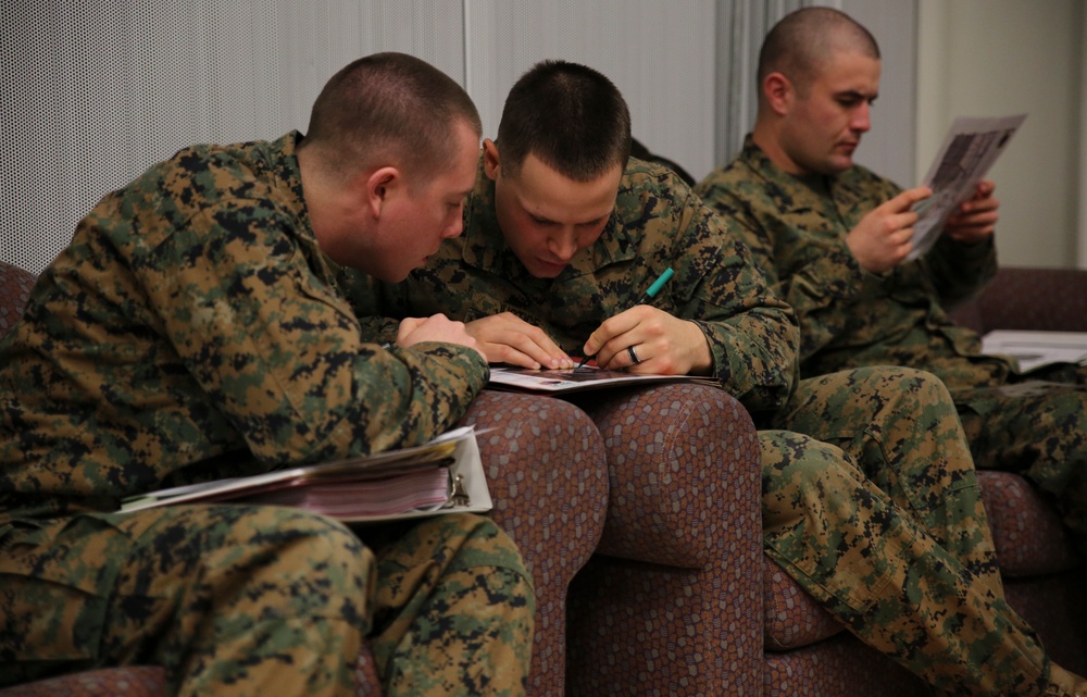 Deployed Marines navigate Mihail Kogalniceanu