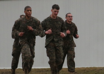 Deployed Marines navigate Mihail Kogalniceanu