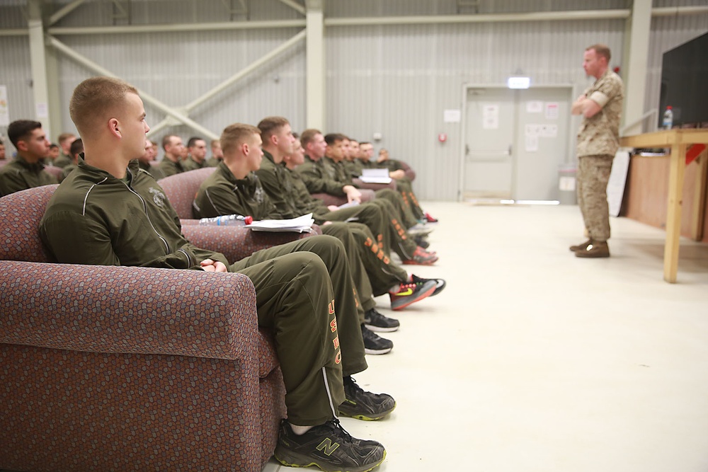 BSRF Leadership imparts knowledge during LCpl Seminar