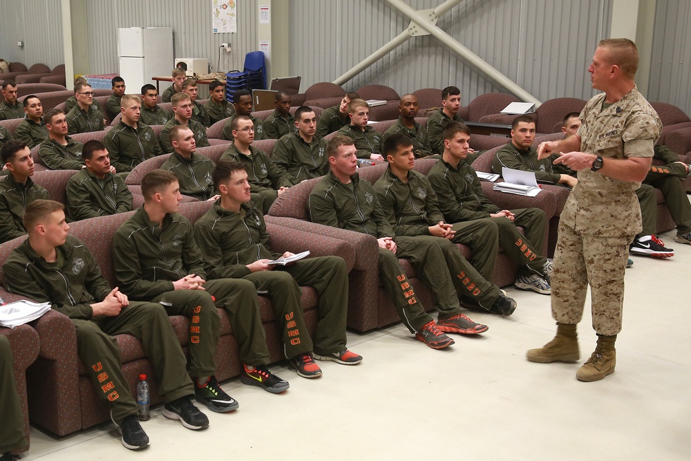 BSRF Leadership imparts knowledge during LCpl Seminar