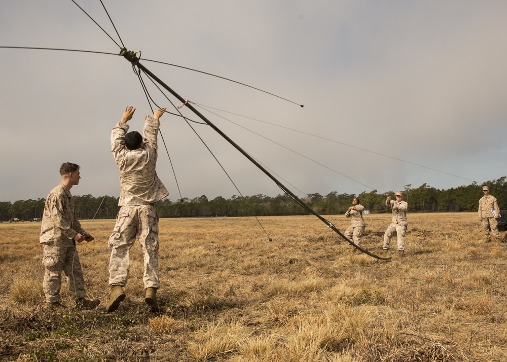 2nd Intelligence Battalion set up an Intelligence Operation Center