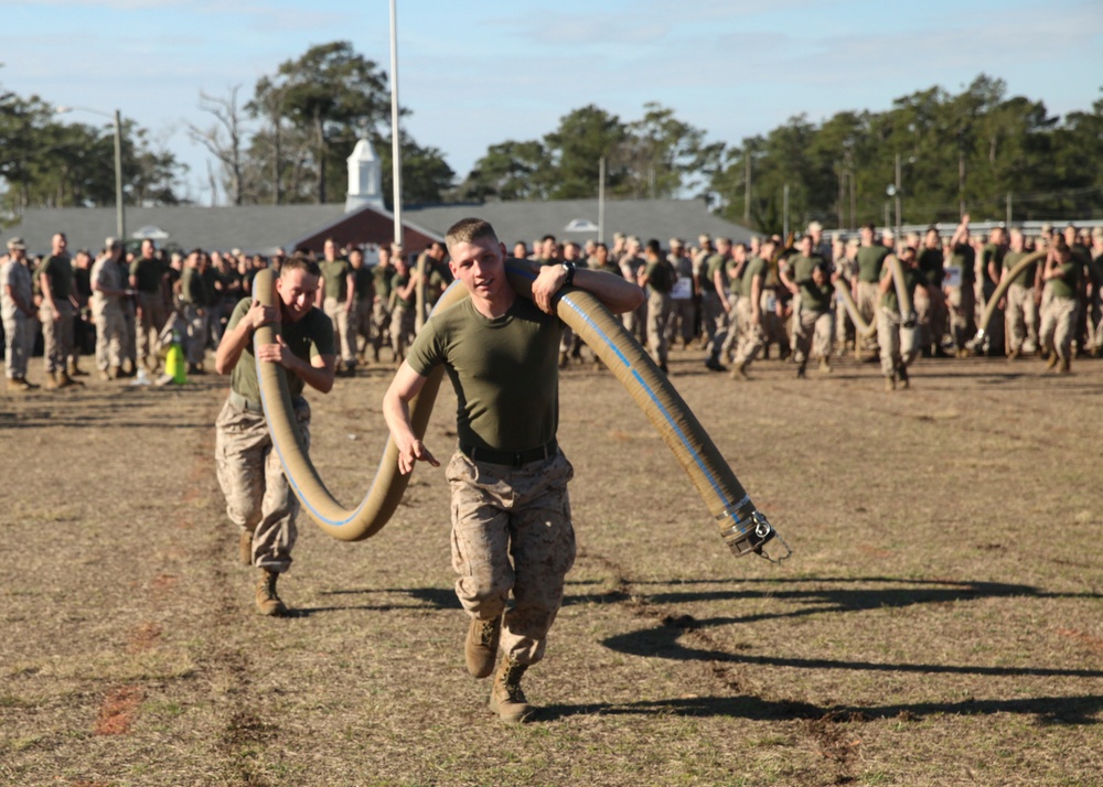 Marine engineers compete for St. Patrick’s Day trophy