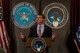 Secretary of Defense Ash Carter visits National Security Agency headquarters
