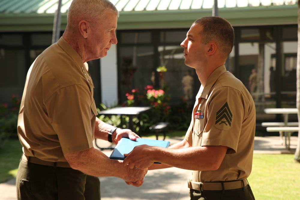 Marine's quick action, training saves lance corporal’s life
